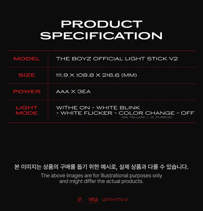 THE BOYZ - OFFICIAL LIGHT STICK Ver. 2