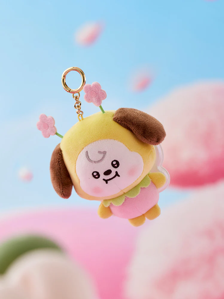 [Në Gjendje] BT21 CHIMMY Baby Spring Fairy Plush Keyring 🌸