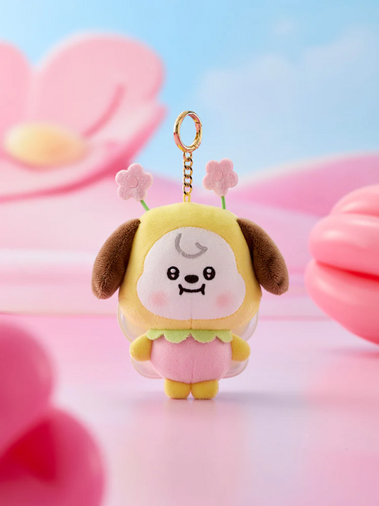 [Në Gjendje] BT21 CHIMMY Baby Spring Fairy Plush Keyring 🌸