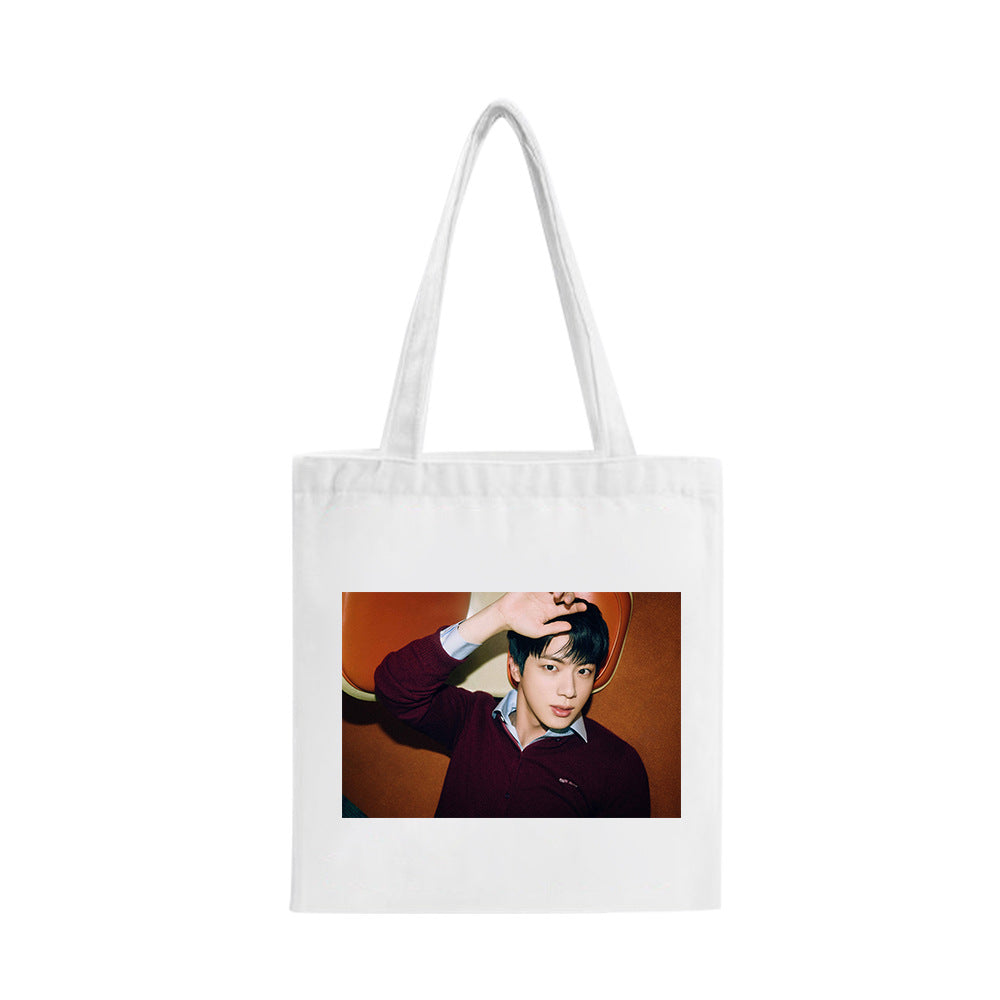 [PRE-ORDER] BTS Jin 'HAPPY' Tote Bags