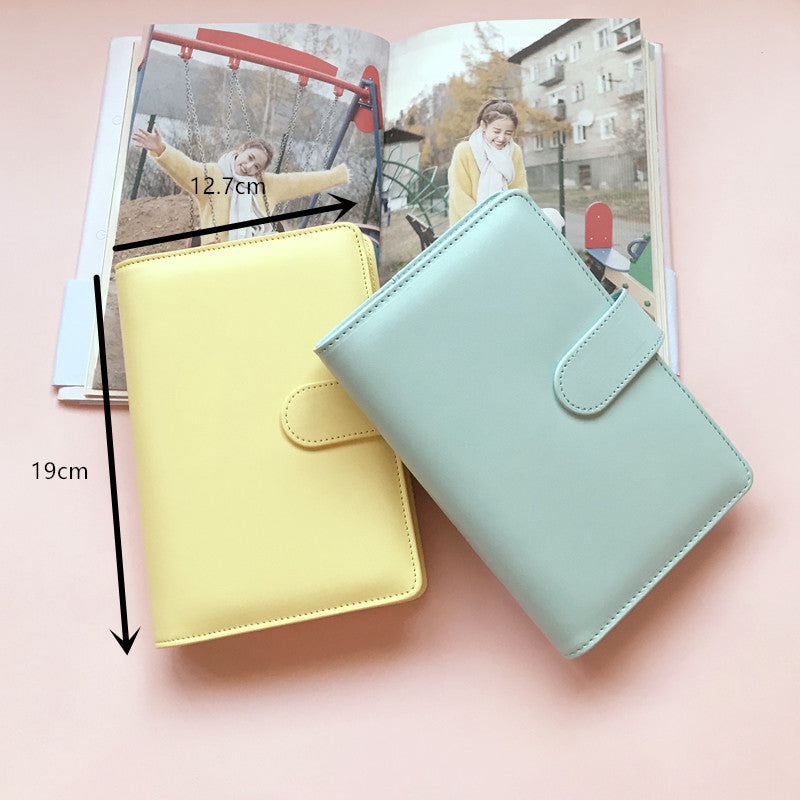 ON THE WAY: A6 Macaron Color Binder | Soft Faux Leather