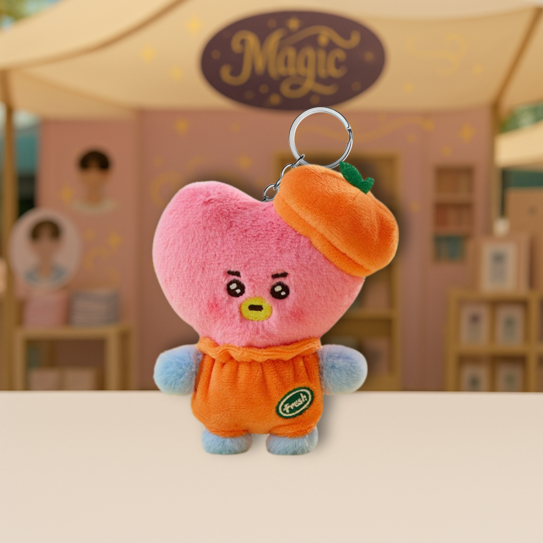 [PRE-ORDER] BT21 Tata Orange Party Series Pendant Plushies 🍊