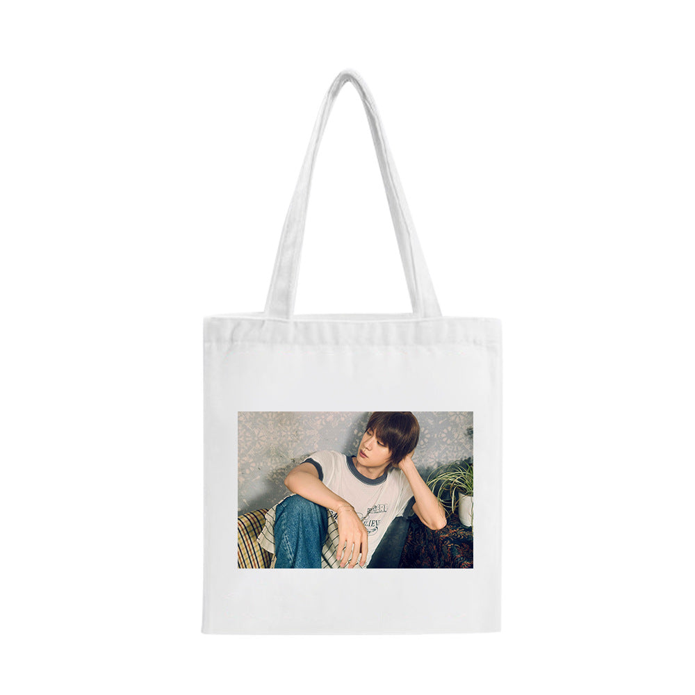 [PRE-ORDER] BTS Jin 'HAPPY' Tote Bags