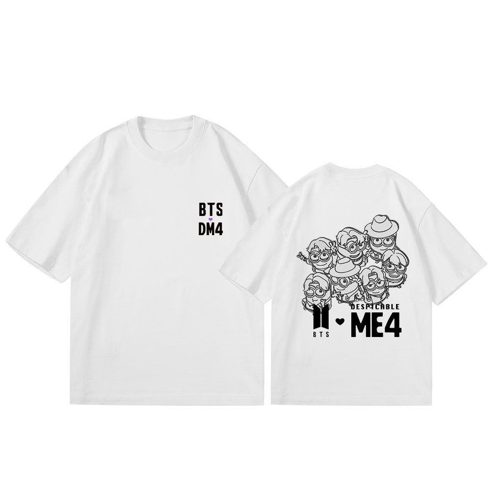 [PRE-ORDER] BTS X Despicable Me 4 T-shirts ver.2