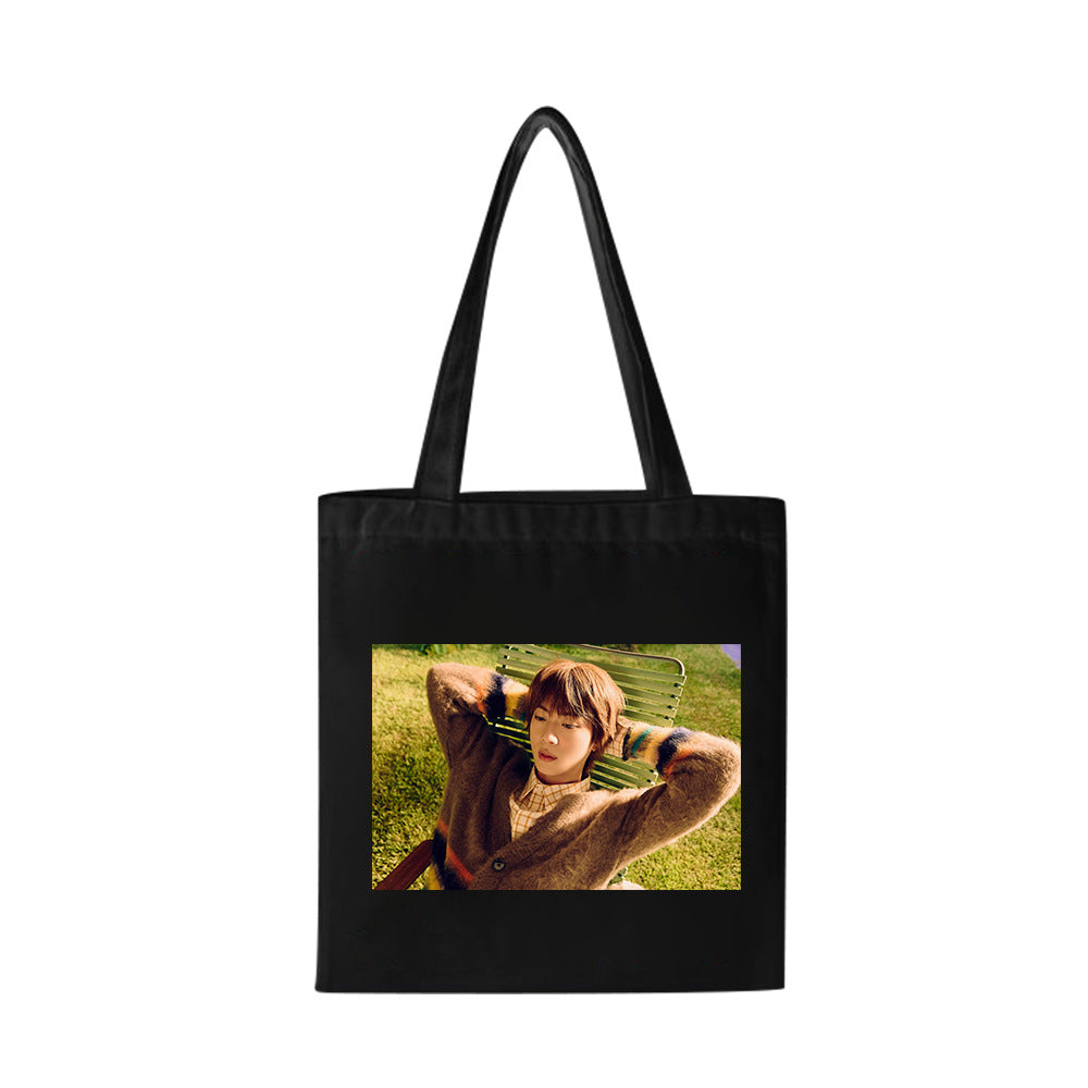 [PRE-ORDER] BTS Jin 'HAPPY' Tote Bags