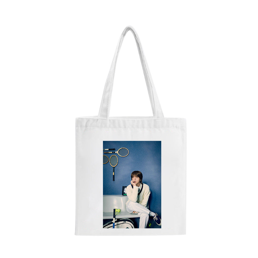 [PRE-ORDER] BTS Jin 'HAPPY' Tote Bags