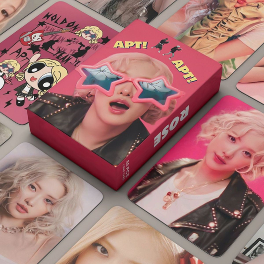 [Në Gjendje] Blackpink Rose APT! lomocards (55pcs)