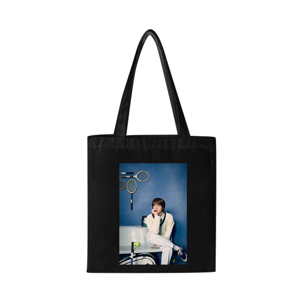 [PRE-ORDER] BTS Jin 'HAPPY' Tote Bags
