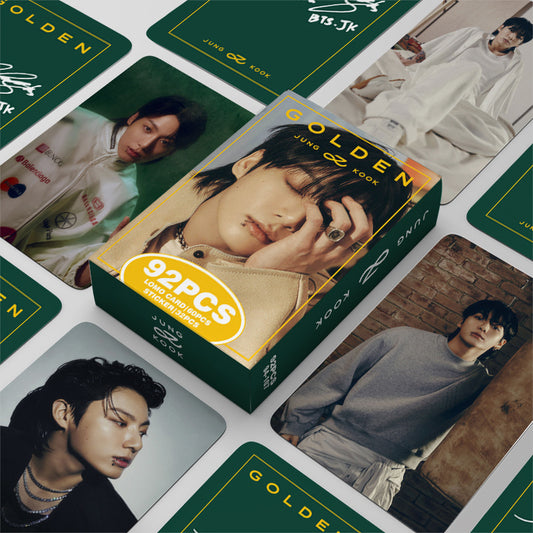 [PRE-ORDER] BTS JUNGKOOK 'Golden' lomocards (92pcs)