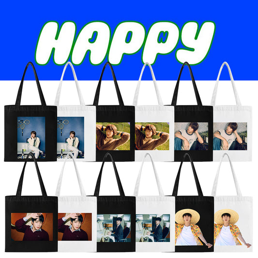 [PRE-ORDER] BTS Jin 'HAPPY' Tote Bags