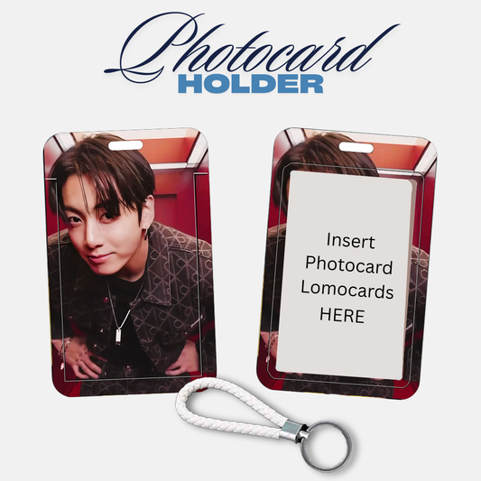[Në Gjendje] BTS Jungkook ver.1  PC Holder + Black Lanyard