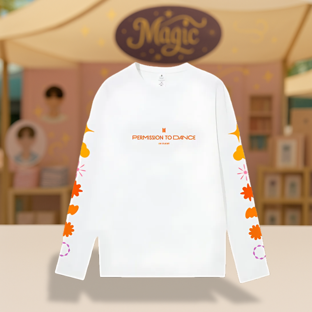 [PRE-ORDER] BTS Permission To Dance Tour Sweatshirt White