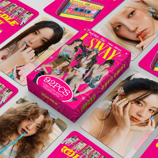[PRE-ORDER] (G)I-DLE 'I Sway' lomocards (92pcs)