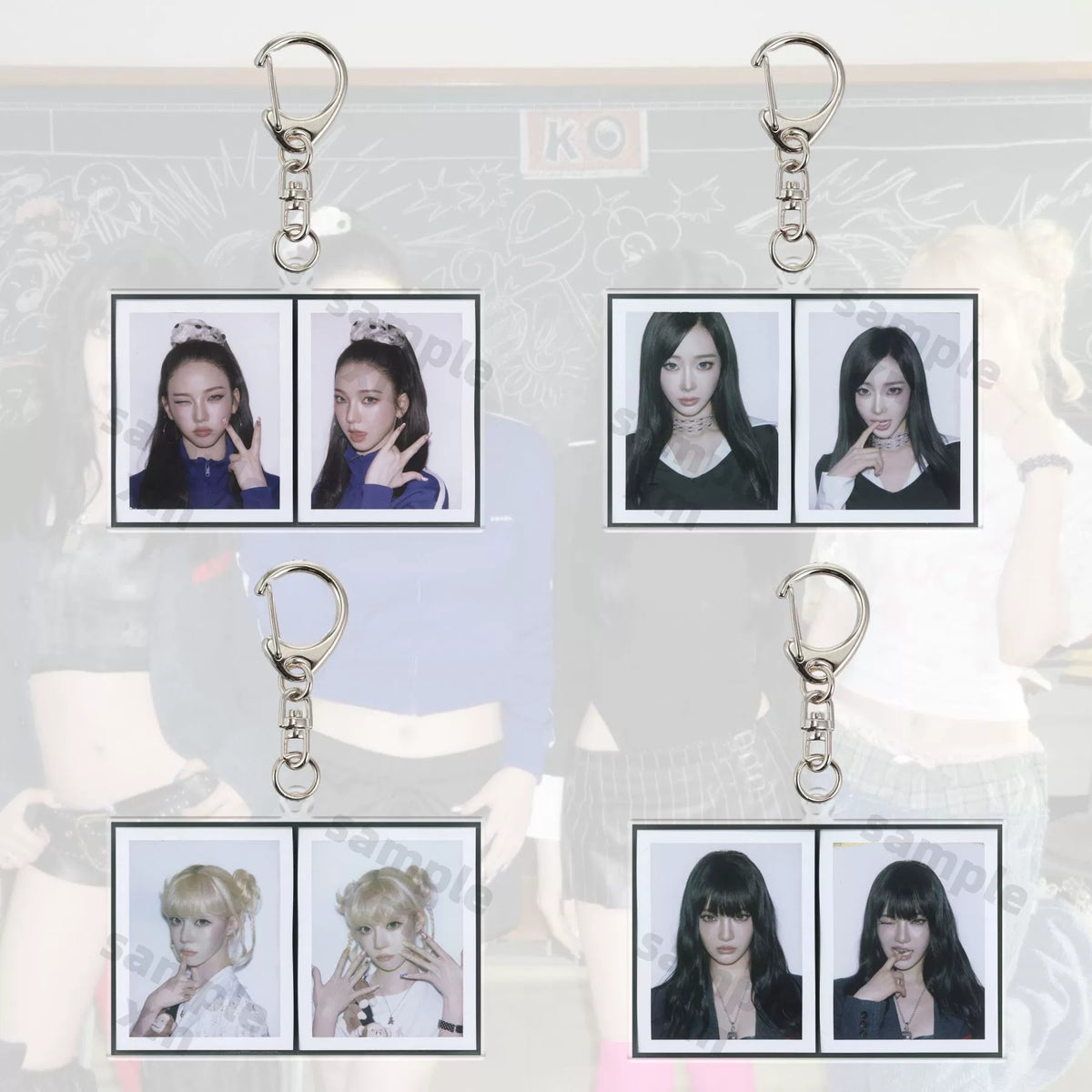 aespa acrylic keyring collection