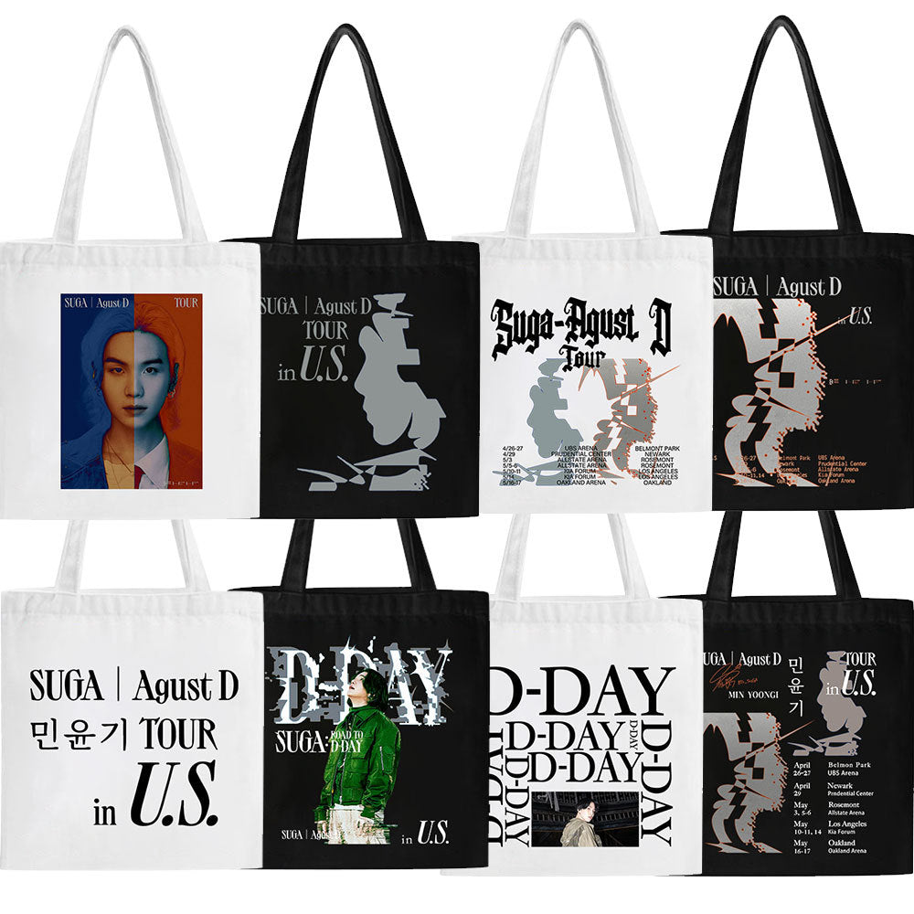 [PRE-ORDER] BTS Agust D 'D-Day' Tote Bags