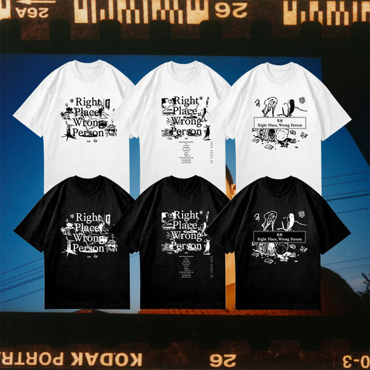 [PRE-ORDER] BTS RM 'Right Place Wrong Person' T-shirts