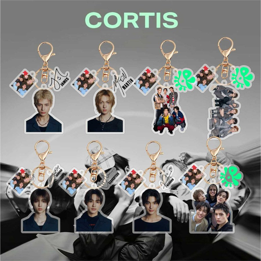 CORTIS acrylic keyring designs