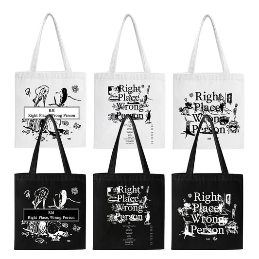[PRE-ORDER] BTS RM 'Right Place, Wrong Person' Tote Bags