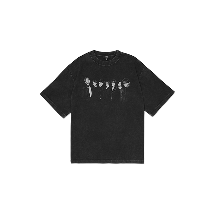Official BTS S/S Photo T-Shirt in black