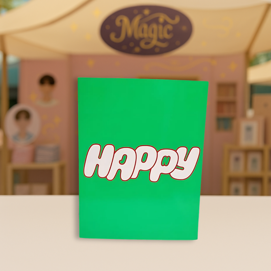 [PRE-ORDER] JIN (BTS) - HAPPY (PHOTOBOOK VER.) RANDOM Version NO CD ❌