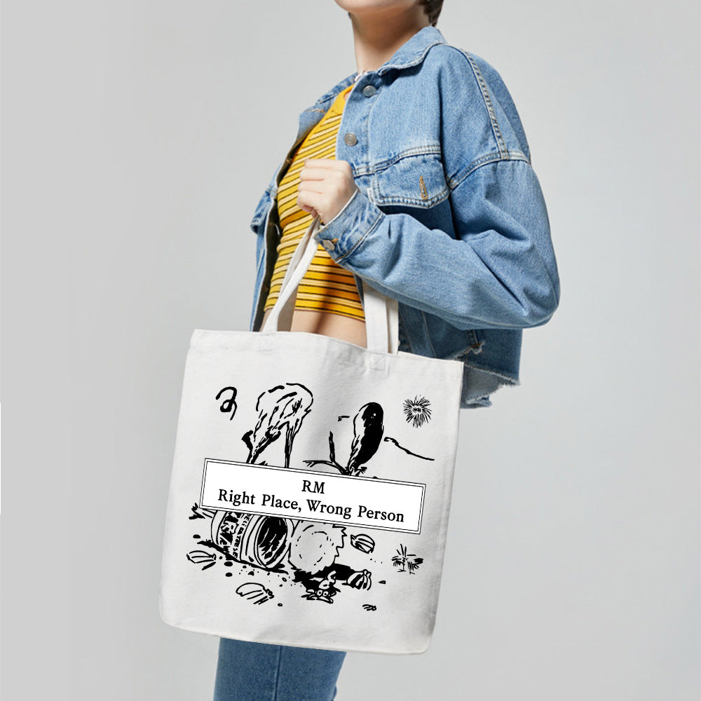 [PRE-ORDER] BTS RM 'Right Place, Wrong Person' Tote Bags