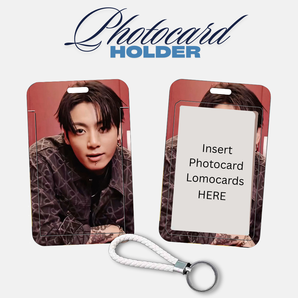 [Në Gjendje] BTS Jungkook ver.2  PC Holder + Black Lanyard