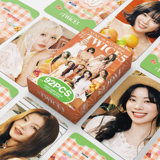 [PRE-ORDER] TWICE #Twice5 lomocards (92pcs)