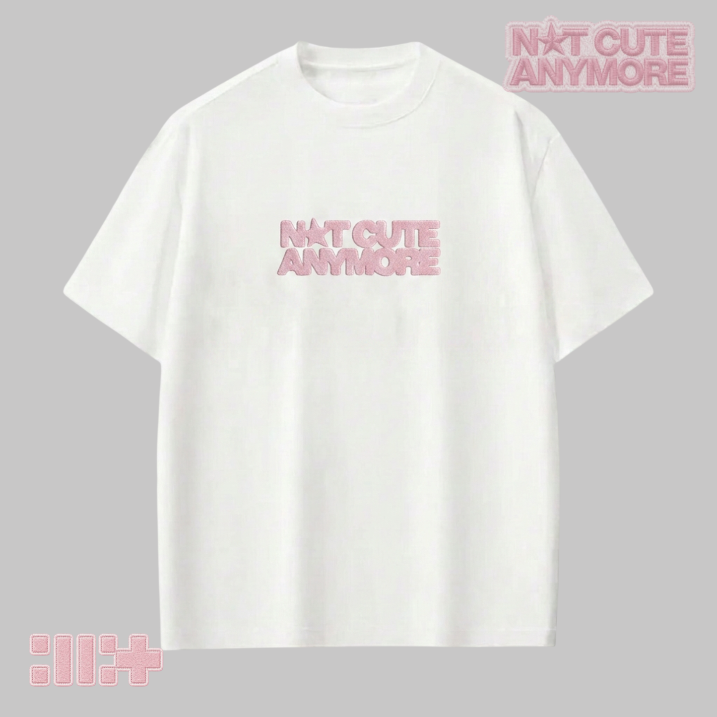 [PRE-ORDER] ILLIT NCA Embroidered T-shirt White
