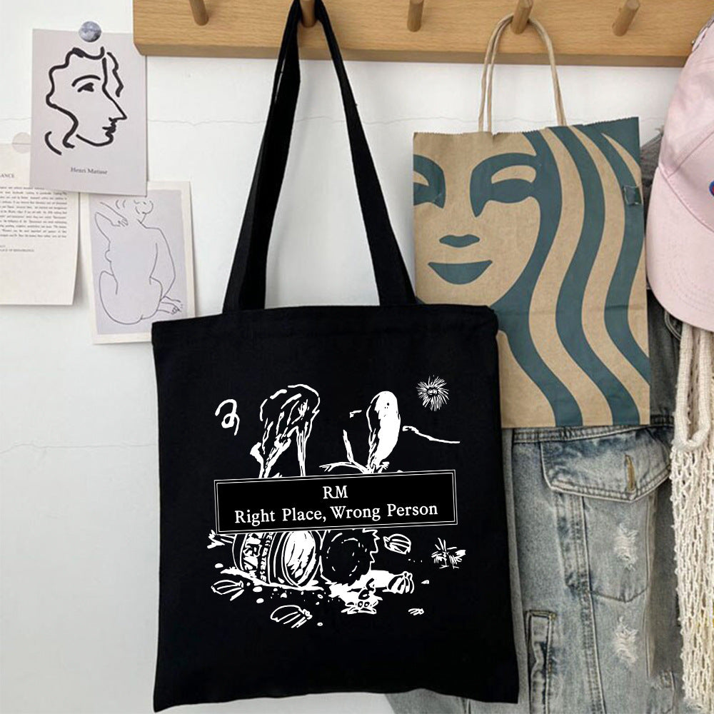 [PRE-ORDER] BTS RM 'Right Place, Wrong Person' Tote Bags