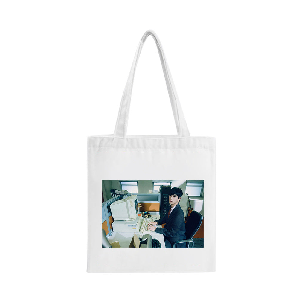 [PRE-ORDER] BTS Jin 'HAPPY' Tote Bags