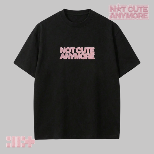 [PRE-ORDER] ILLIT NCA Embroidered T-shirt Black