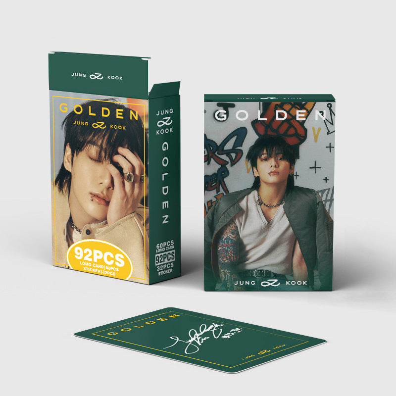[PRE-ORDER] BTS JUNGKOOK 'Golden' lomocards (92pcs)