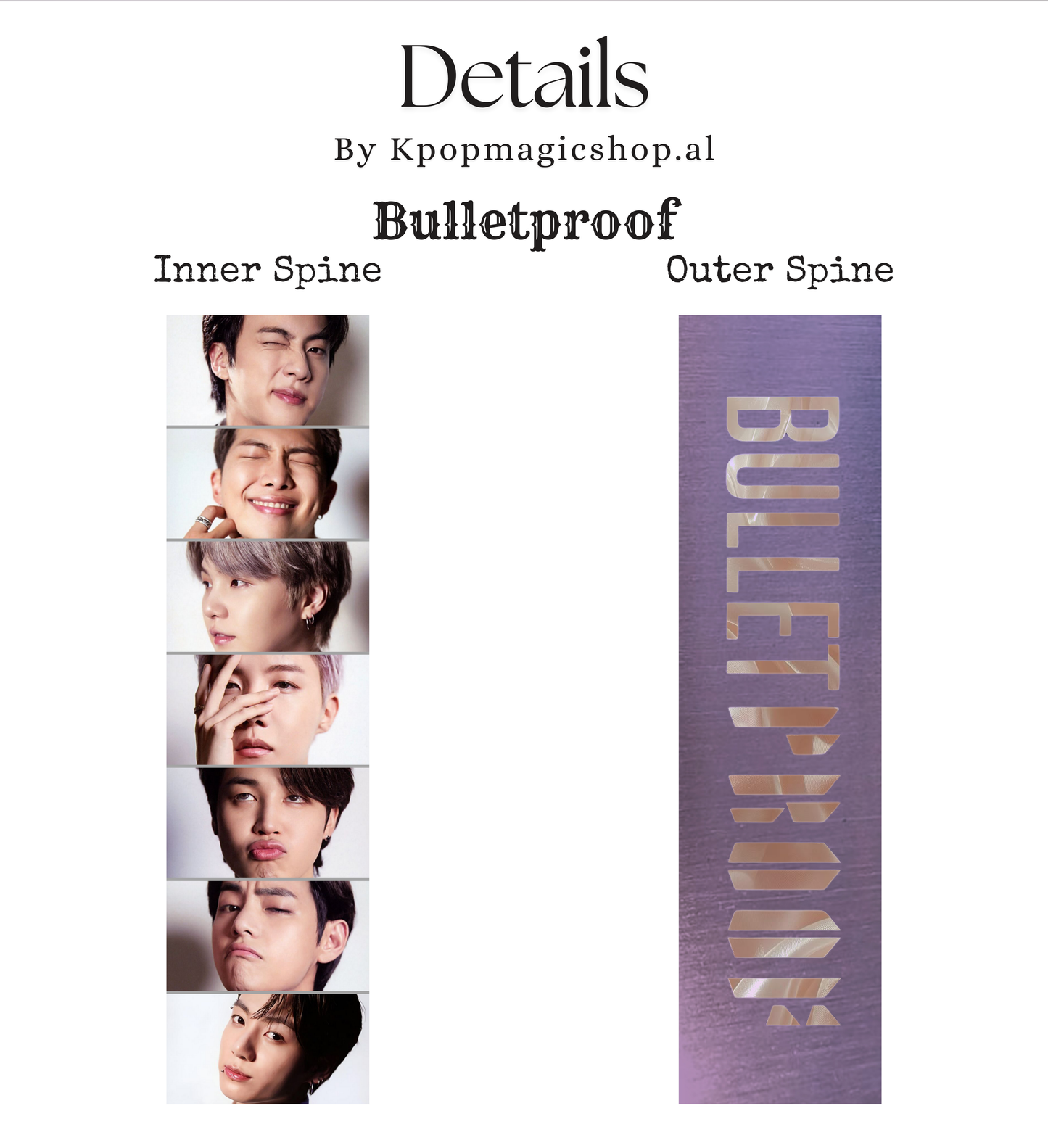 [PRE-ORDER] BTS Bulletproof A5 Binder (leather)