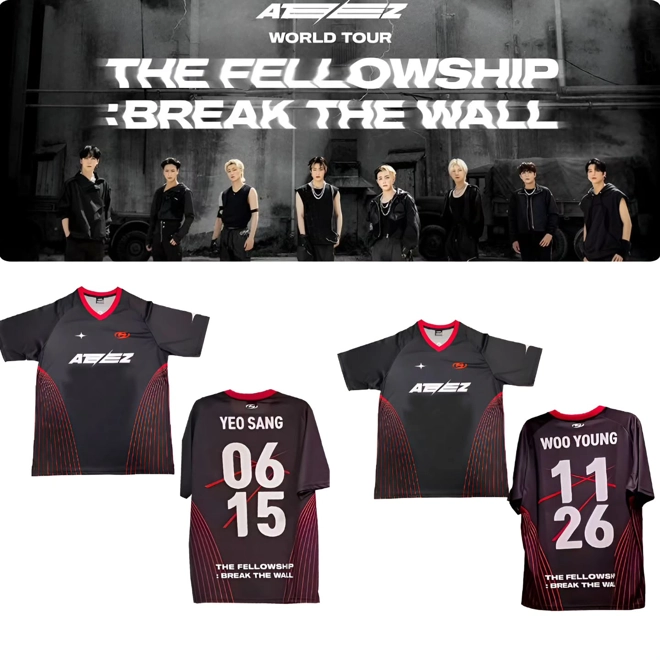 [PRE-ORDER] ATEEZ 'The fellowship: Break The Wall' Jersey