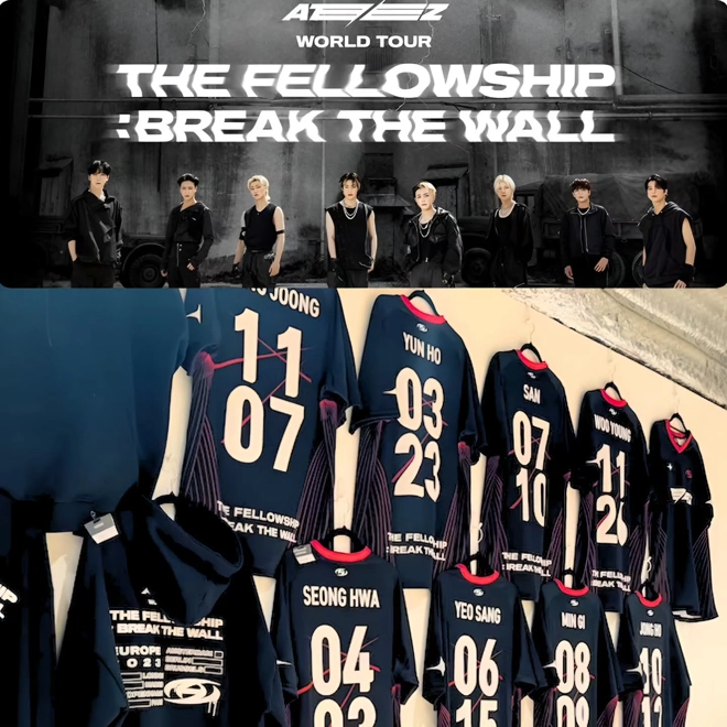 [PRE-ORDER] ATEEZ 'The fellowship: Break The Wall' Jersey