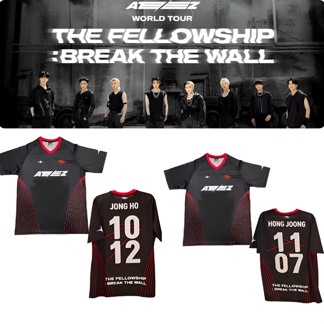 [PRE-ORDER] ATEEZ 'The fellowship: Break The Wall' Jersey