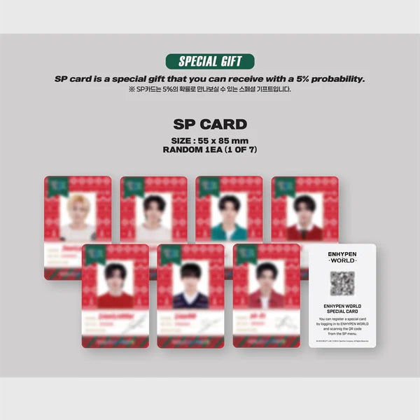 [PRE-ORDER] ENHYPEN 'Holiday Season' WORLD COUPON CARD COLLECTION