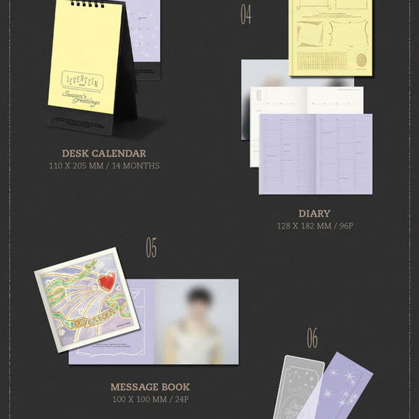 [PRE-ORDER] SEVENTEEN – 2026 Official Season’s Greetings (ONCE UPON A FABLE) + WVS Bonus