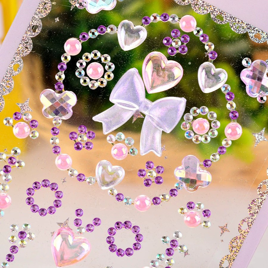 Decorative crystal gem stickers