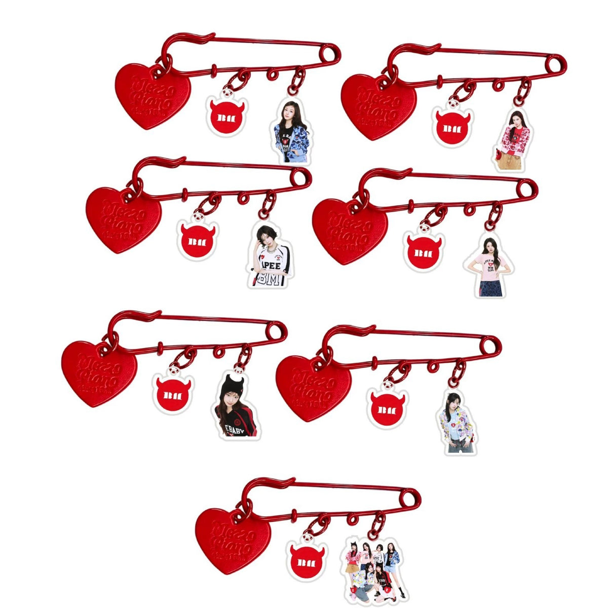 BABYMONSTER member acrylic brooch pin