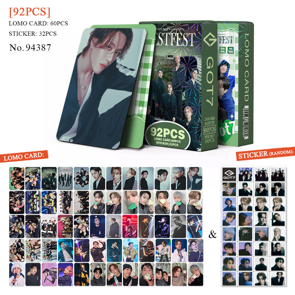 [PRE-ORDER] GOT7 NESTFEST lomocards (92pcs)