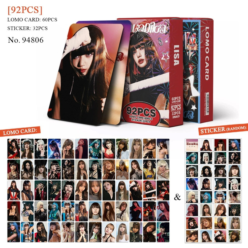LISA 60 cards and 32 stickers