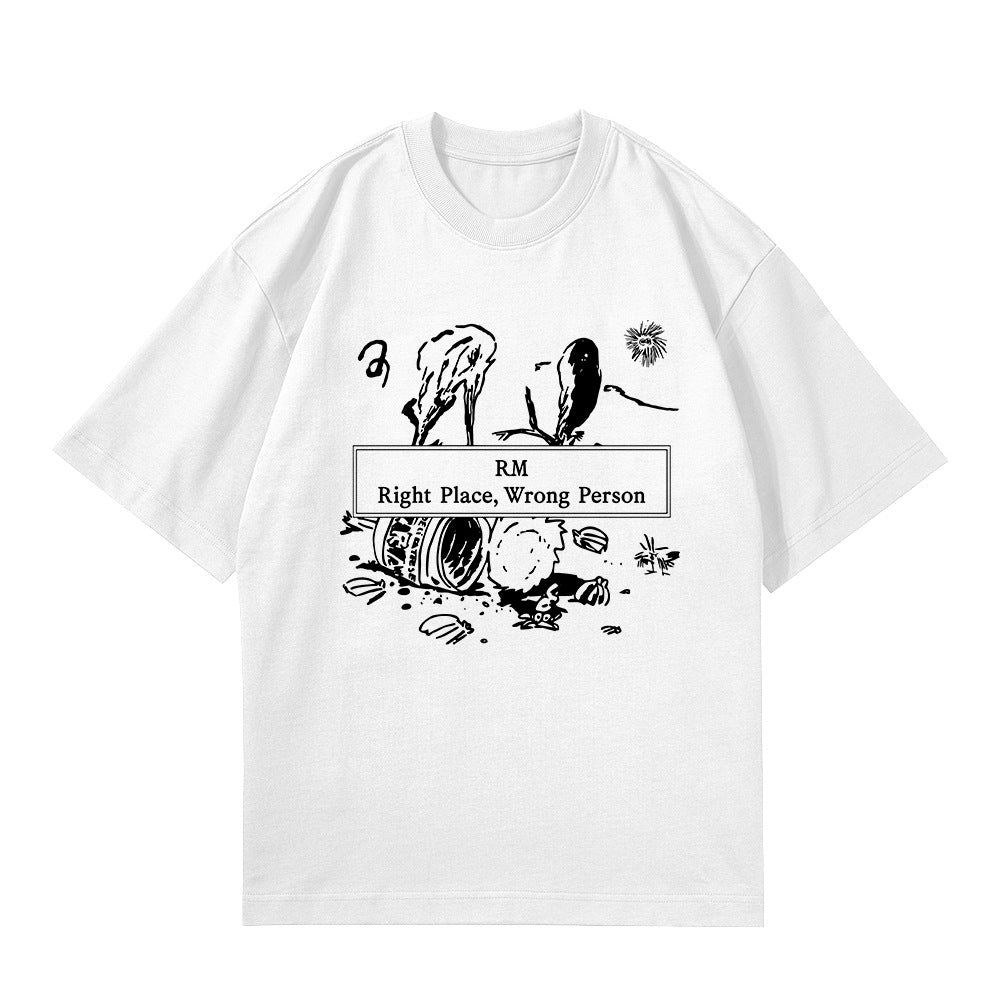 [PRE-ORDER] BTS RM 'Right Place Wrong Person' T-shirts
