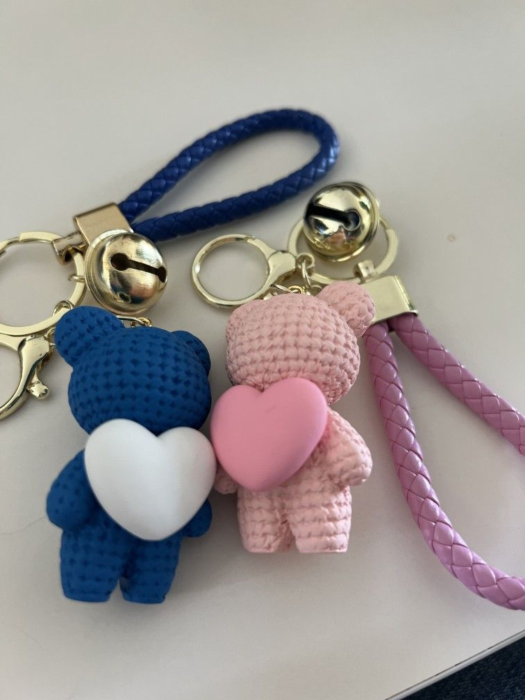 [PRE-ORDER] K-Drama Lovely Runner – Kim Hye Yoon & Byeon Woo-seok Bear Keychain