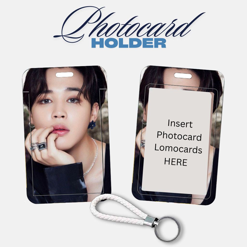 [Në Gjendje] BTS Jimin PC Holder + Black Lanyard