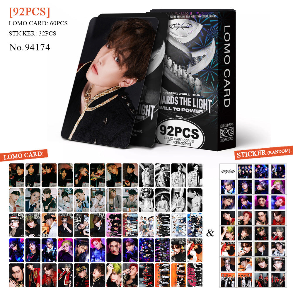 [PRE-ORDER] ATEEZ 'Towards The Light' lomocards (92pcs)