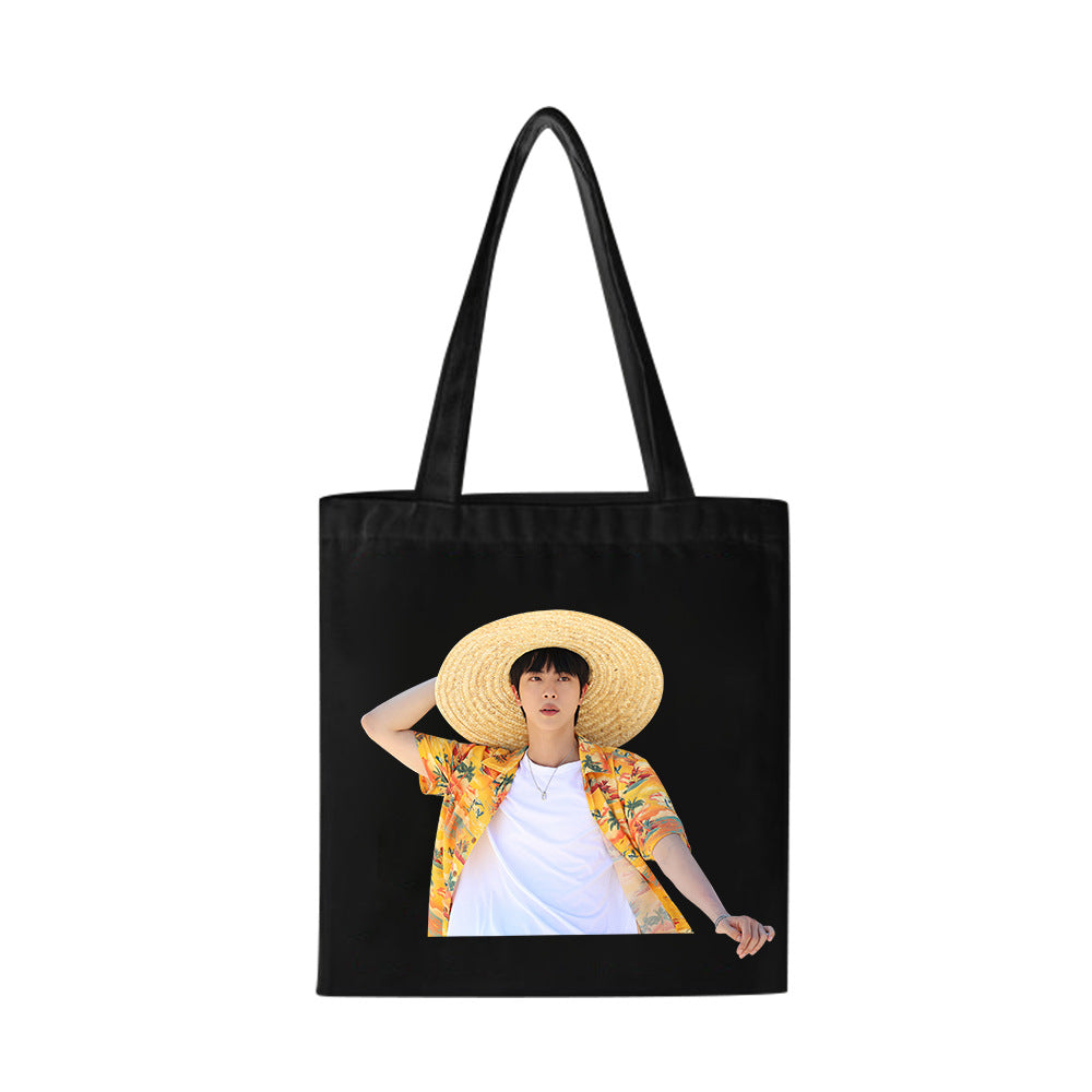 [PRE-ORDER] BTS Jin 'HAPPY' Tote Bags