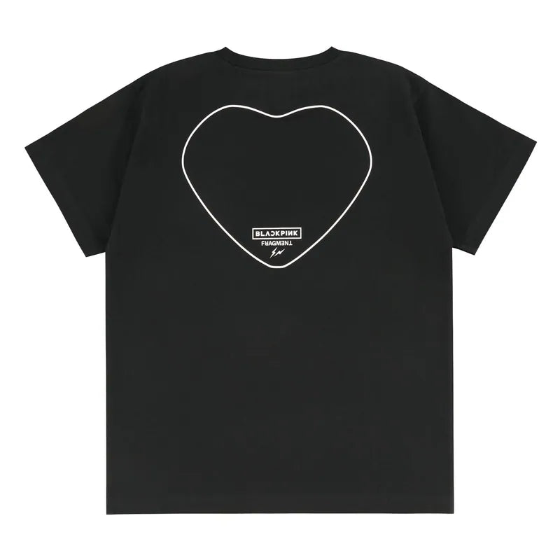 [PRE-ORDER] BLACKPINK x Fragment Black T-Shirt | Model 1