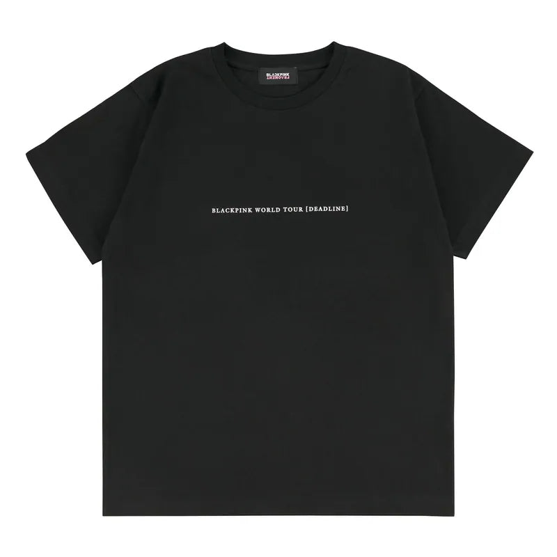 [PRE-ORDER] BLACKPINK x Fragment Black T-Shirt | Model 1