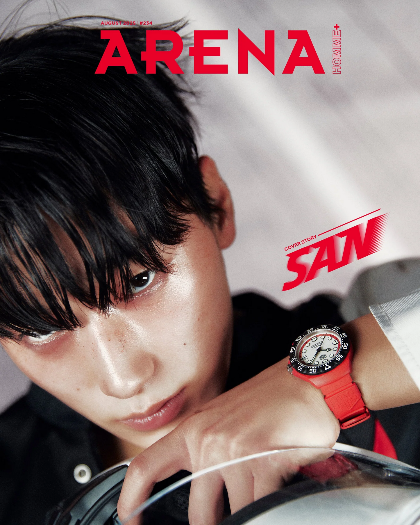 [PRE-ORDER] ARENA HOMME+ KOREA MAGAZINE August Issue | Cover: ATEEZ: SAN